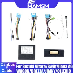 For Suzuki Vitara/Swift/liana A6/WAGON/JIMNY/CELERIO/SX4/Big Dipper X5/ERTIGA/CULTUS Wiring Harness Adapter CAN Bus Decoder