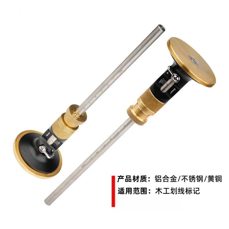 European Woodworking Parallel Marking Gauge,0.2mm Micro Adjust Carbide Tip Scribing Tool