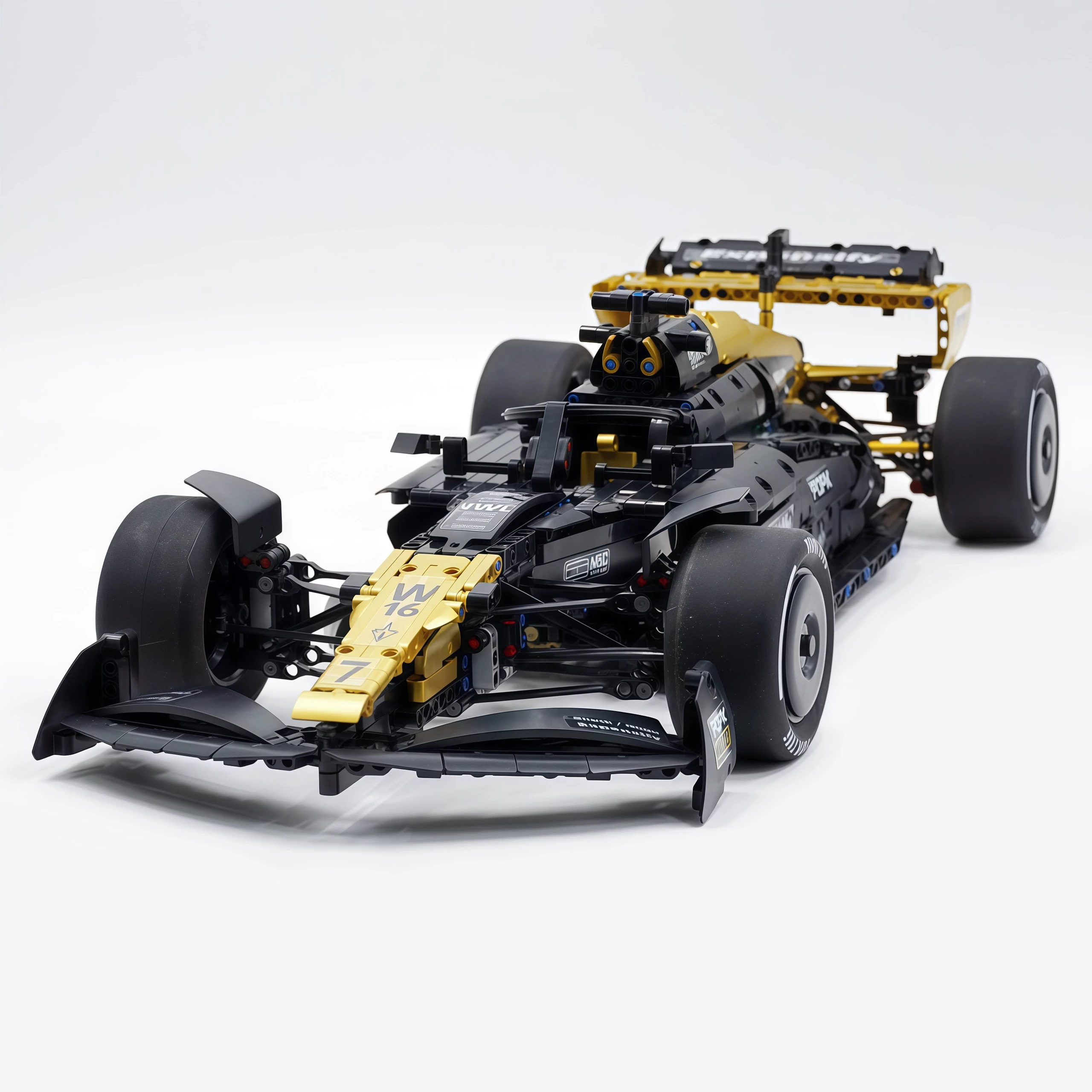 Novo mk6023 moc high-end galvanizado clássico carro de corrida modelo kit pequenas partículas montadas blocos de construção brinquedos para presentes adultos