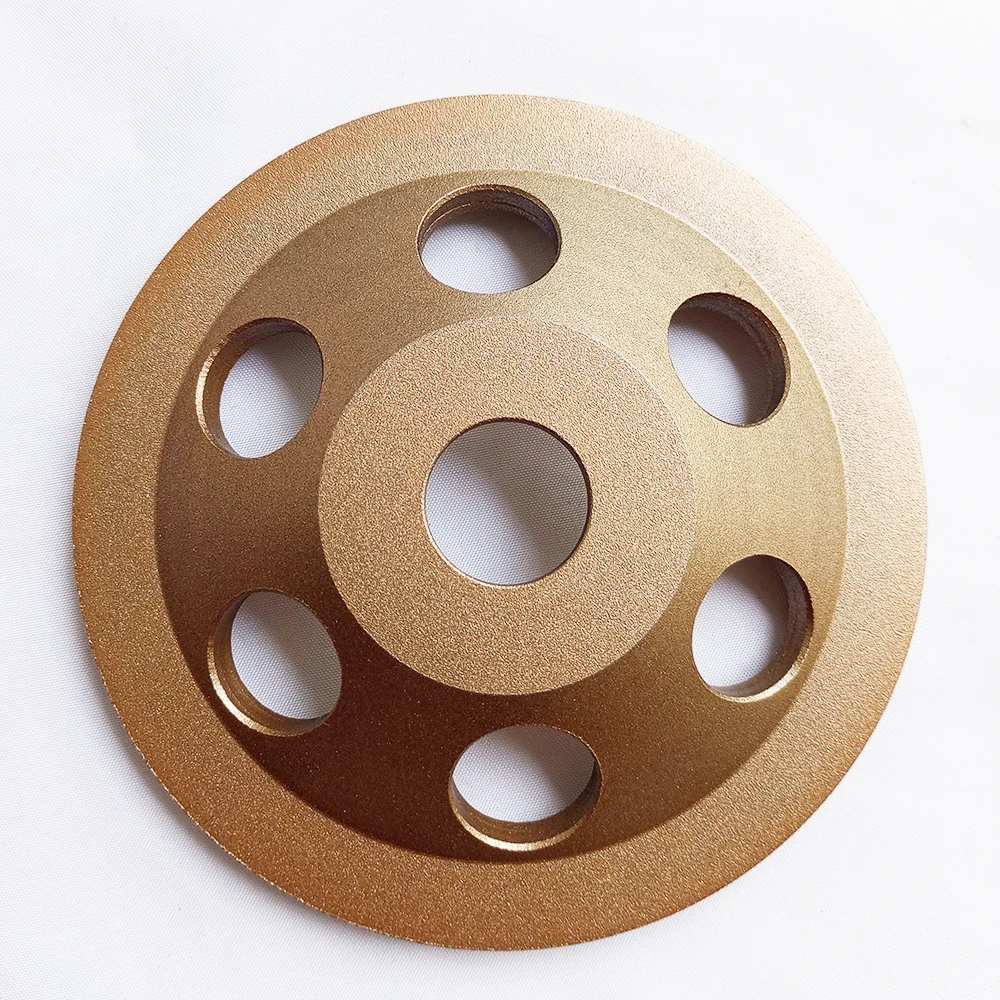 5 inch 125mm PCD Grinding Cup Wheel Polycrystalline Diamond Grinding Wheel Hole 22.23/16mm for Removing Epoxy Coating Glue