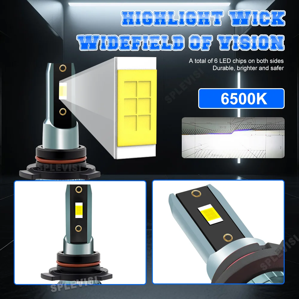 سهلة التركيب سطوع قوي مقاوم للماء 9005 المصباح LED عالية شعاع لنيسان ماكسيما 2008 2009 2010 2011 2012 2013 2014 #2