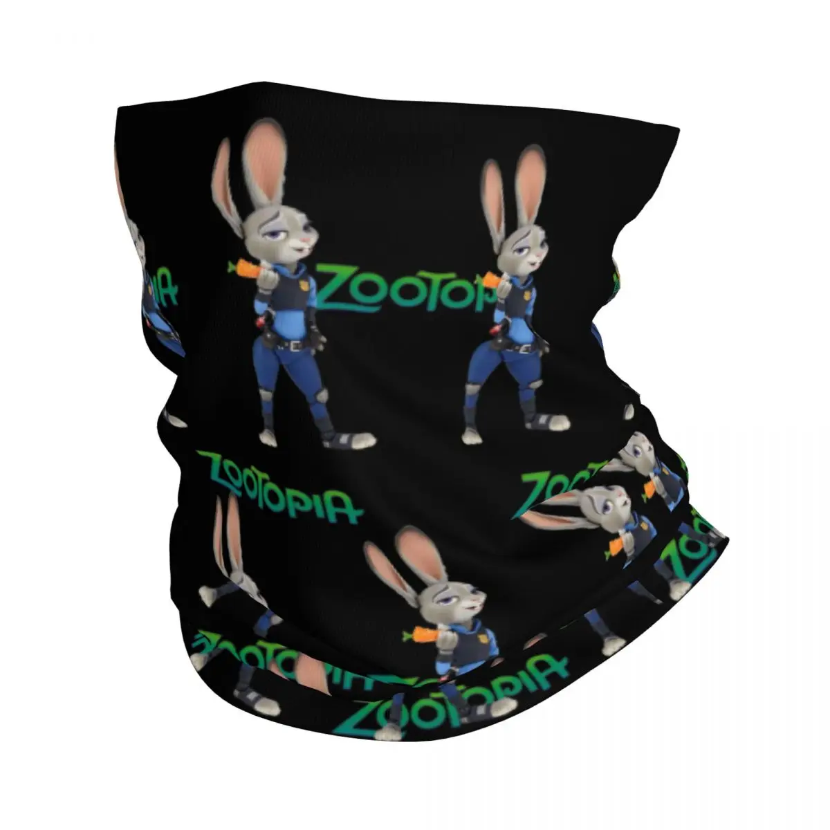 Rabbit Judy Disney Zootropolis Film Bandana Neck Cover Printed Motorcycle Motocross Face Scarf Balaclava Hiking Unisex Adult