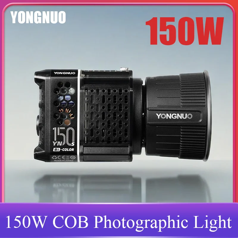 

Оригинальный светильник YONGNUO YN150 YN150Li, мини-портативный COB, фотографическая лампа на заказ, 150 Вт, 2700–6500 К, для уличной свадебной стрельбы