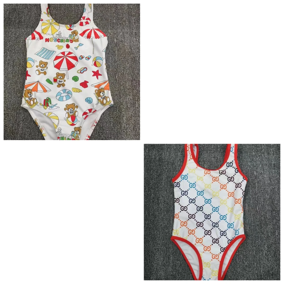 

2025 New Kids Summer Fashion Swimsuit 3D Printed Clothing Girls Casual Hawaiian Vacation Swimsuit Fashion Beach Swimsuit