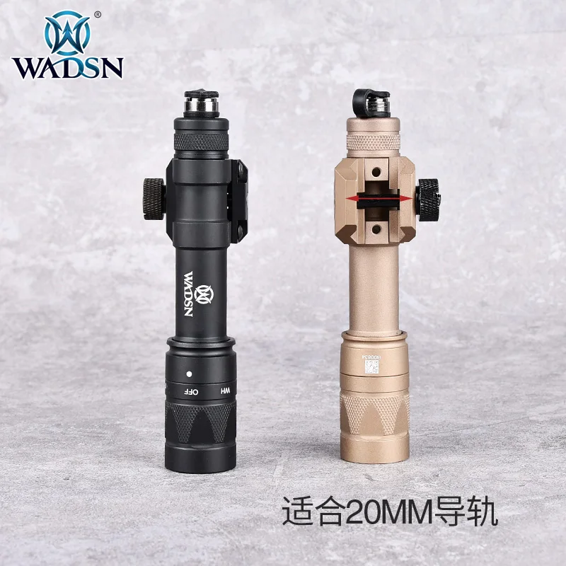 WADSN M600 M600W Strobe Flashlight Modbutton Pressure Switch Tactical Scout Light Hunting Weapon Light Airsoft Accessories