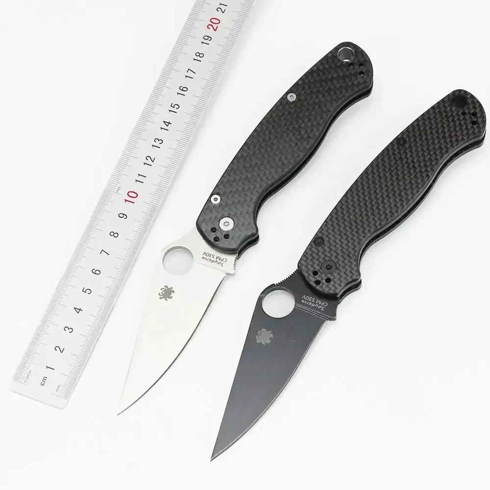 C81 Carbon Fiber Handle Folding Knife Outdoor a Folding Knife Household Fruit Knife