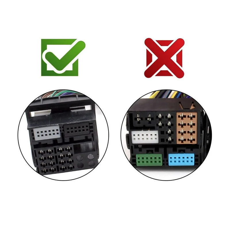 محول ذو قناتين عالي ومنخفض لراديو كوادلوك ، مناسب لفولكس فاجن ، بي دبليو ، مقعد ، سكودا ، فورد