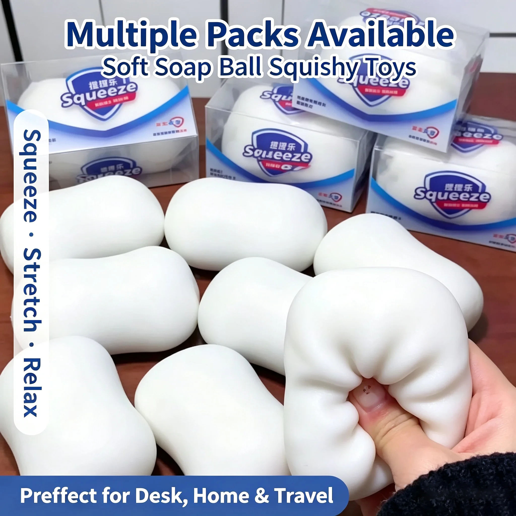 Party Games For Adults And Kids - Palla di Sapone Morbida Antistress, Giocattolo