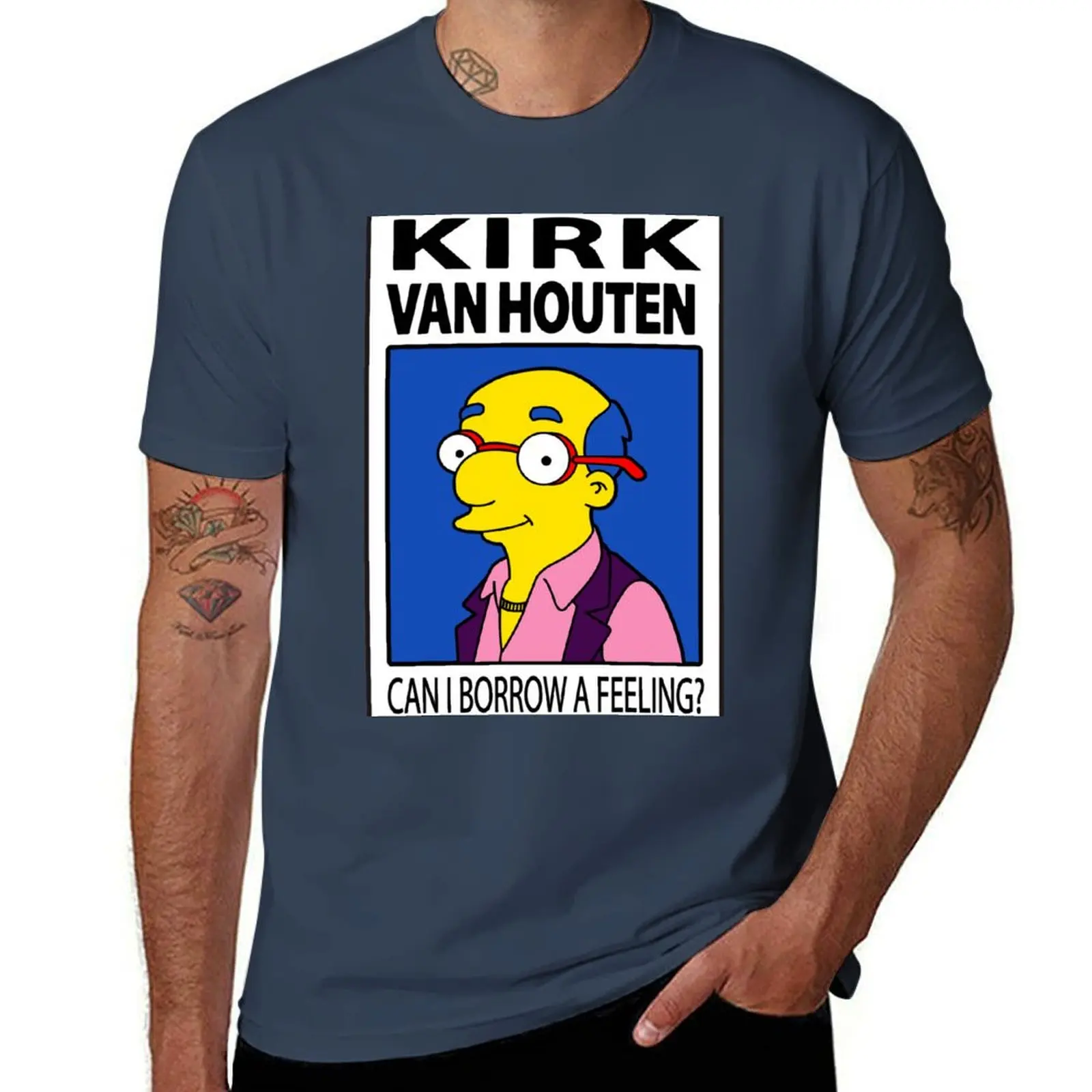 Kirk Van Houten - Can I Borrow a Feeling? T-Shirt custom t shirt man t shirt for a boy men clothes