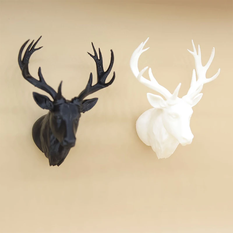 1pc casa de bonecas decoração de parede cabeça de cervo 1/12 casa de bonecas em miniatura cena de natal ornamentos modelo acessórios