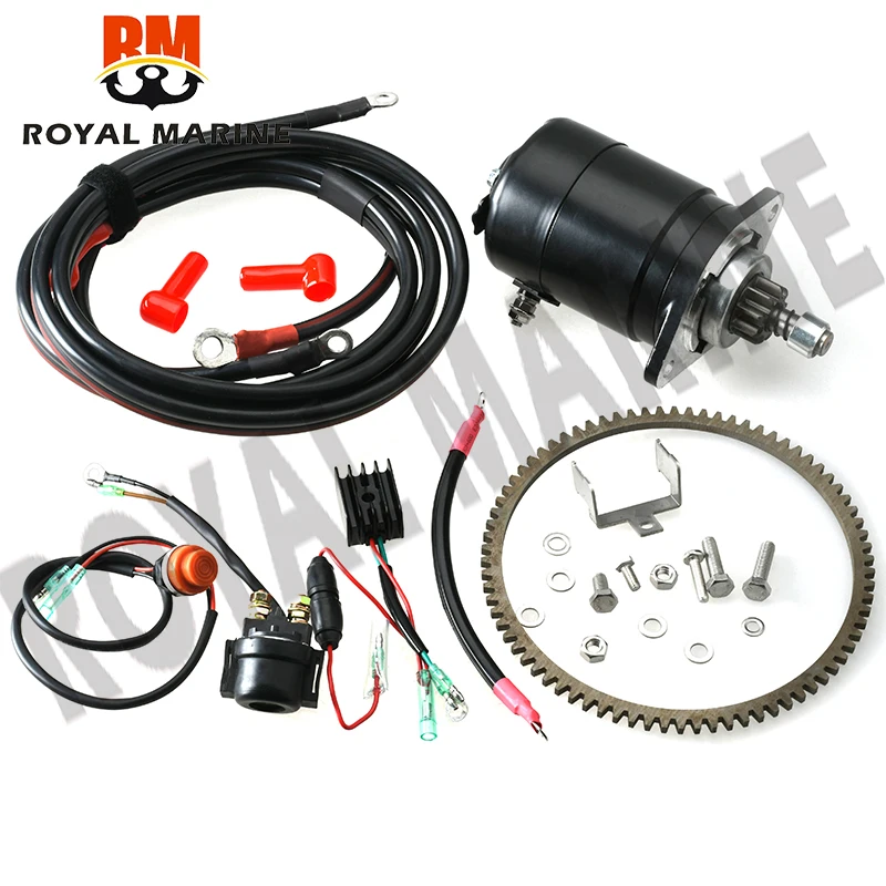 ELECTRIC START CONVERSION KIT FOR TOHATSU M25 M30 & MORE 2 STROKE 25HP 30HP OUTBOARDS