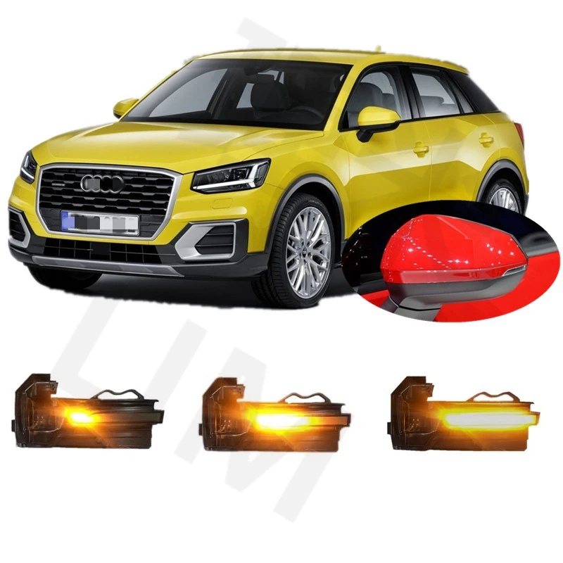 

Для Audi Q2 GA 2016 2017 2018 2019 2020 2021 2022 последовательная динамическая фотовспышка Φ сигнал поворота