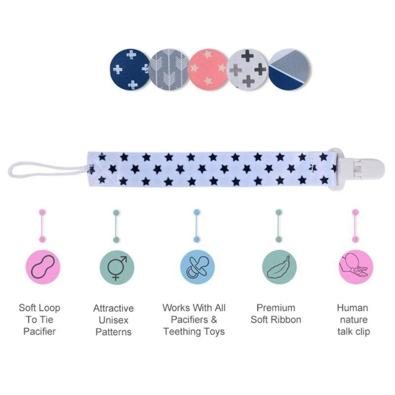 

Y4qa pacifier holder Braps для мальчиков и девочек пластмассы