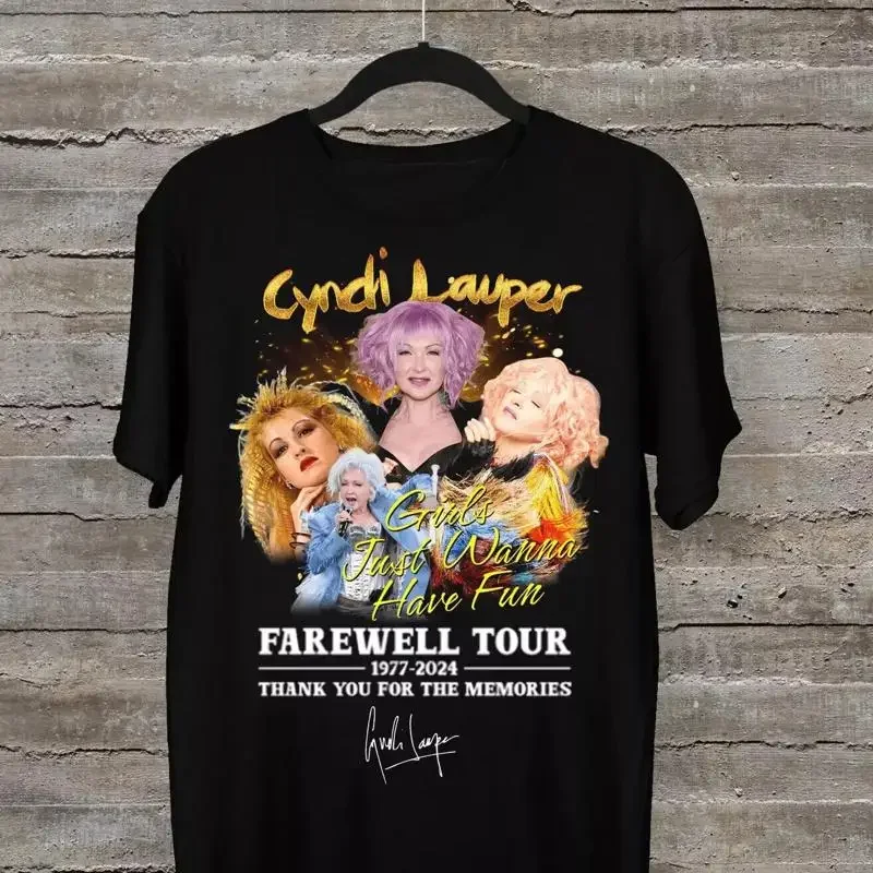 Cyndi Lauper Farewell Tour 1977-2024 Merci pour la joie T-shirt