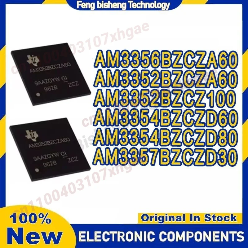 AM3356BZCZA60 AM3352BZCZA60 AM3352BZCZ100 AM3354BZCZD60 AM3354BZCZD80 AM3357BZCZD30 AM Chip IC BGA324 100% Nuovo Originale in magazzino