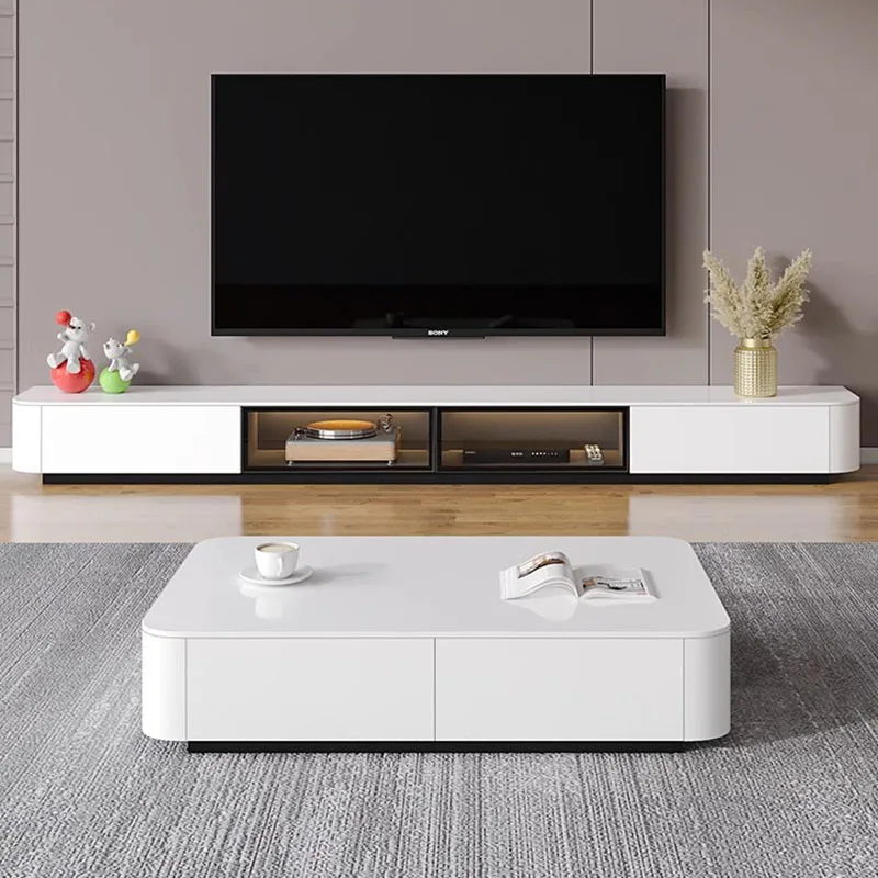 

Floor White Tv Cabinet Media Mobile Center Entertainment Bedroom Tv Stand Modern Theater Suporte Para Tv Living Room Furniture