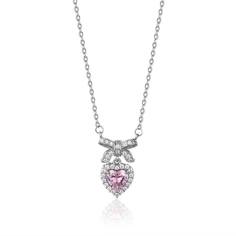 Heart Frequency Necklace Female Ins Niche High-grade Design Sweet All-match Smart Love Clavicle Chain Necklace