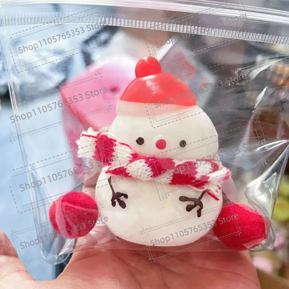 Christmas Squeeze Slow Rebound Silicone Christmas Tree, Elk, Snowman Toy Stress Relief Toys Christmas Gifts Decoration