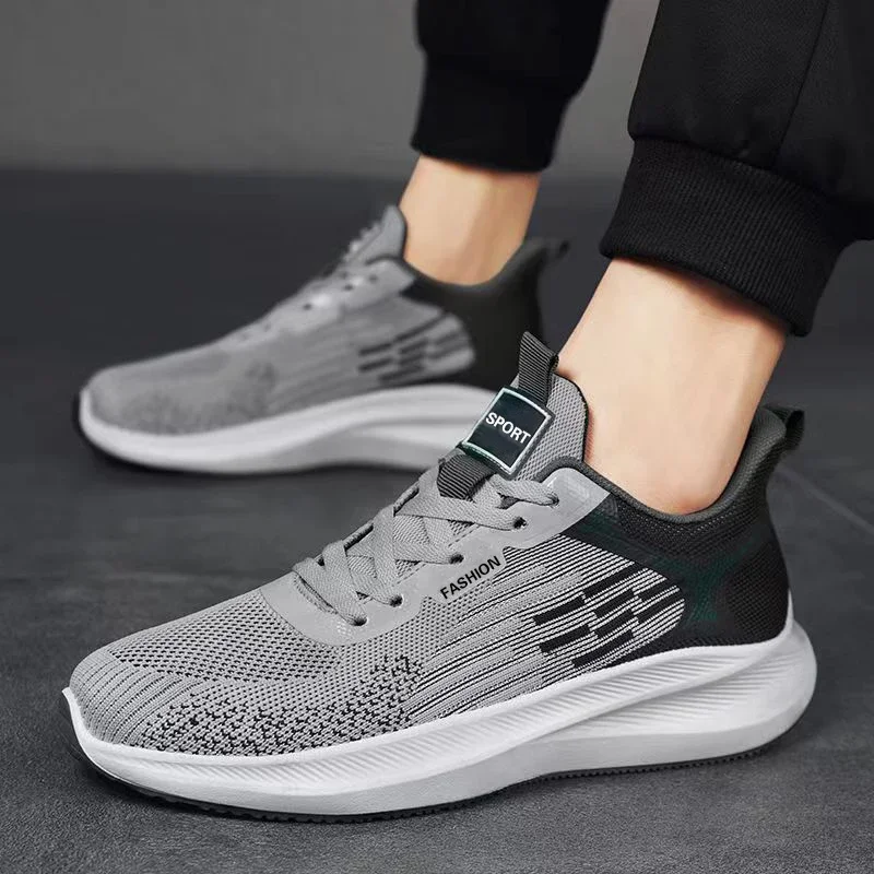 

Men's Sports Tennis Shoes 2023 Breathable Walking Wearing Casual Shoes Men's Lace-up Non Slip Durable Mountaineering Shoes