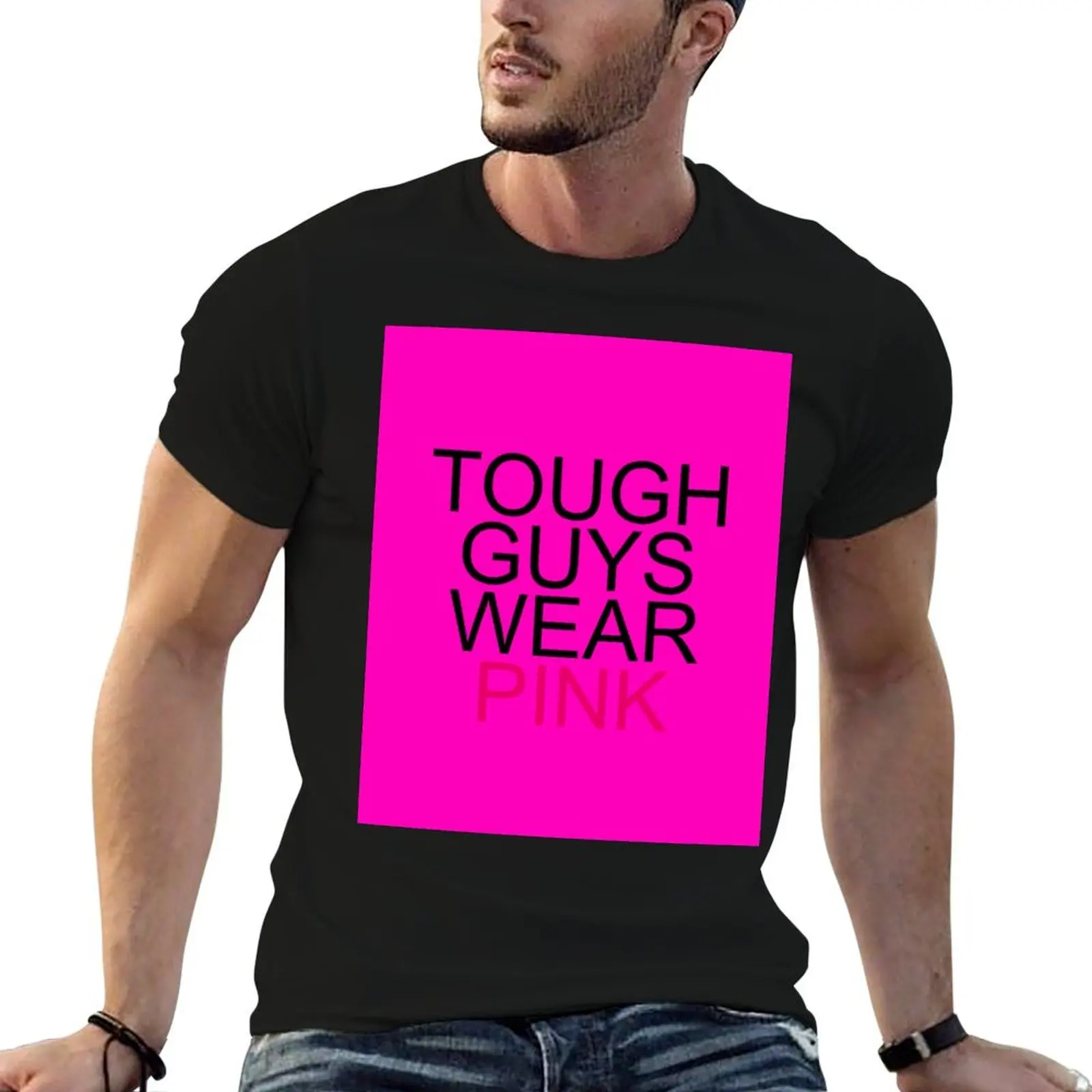 

rgv8r infected tough guys wear pink shirt T-Shirt t shirt for man 100 percent cotton t shirt man designer T-Shirt