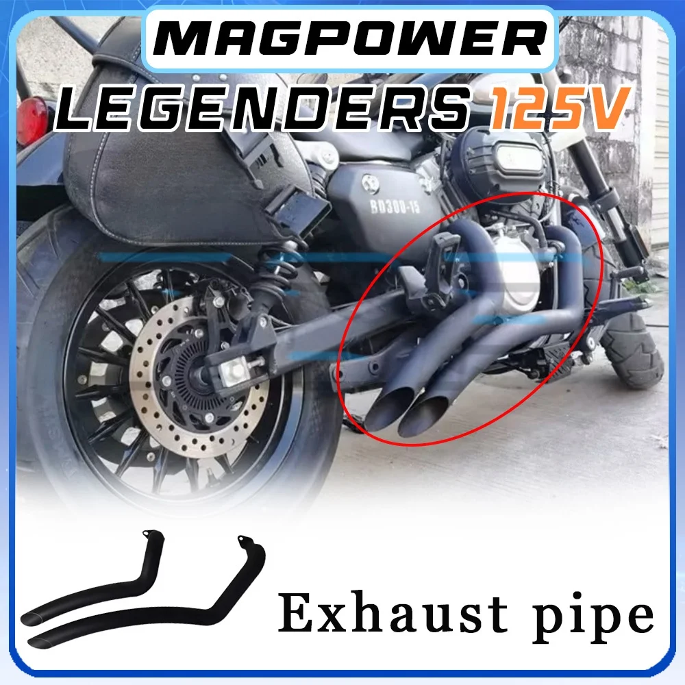 

Modified exhaust pipe for MAGPOWER LEGENDERS 125V Legenders 125V Legenders 125V
