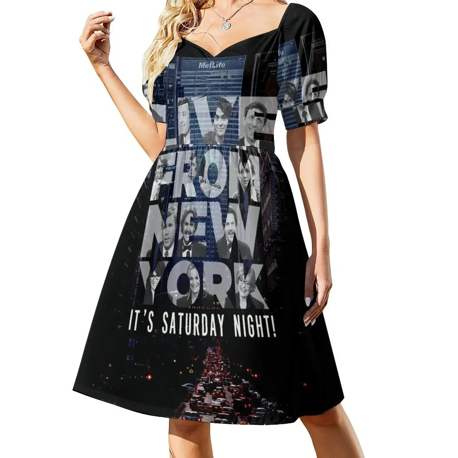 

Live From New York, Saturday Night Live Sleeveless Dress evening dress elegant and pretty women's dresses Dress