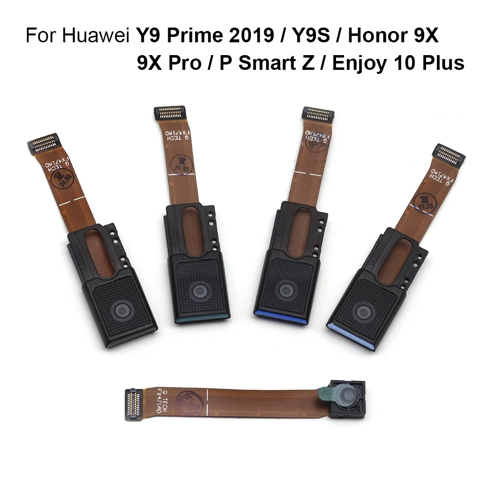 For Huawei Y9 Prime 2019 Y9S Front Camera Honor 9X Pro P Smart Z Enjoy 10 Plus Frontal Main Facing Small Camera Module Flex