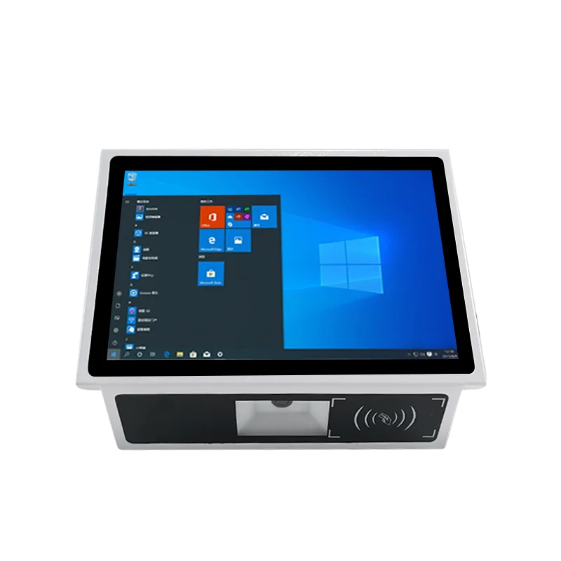 Aluminum Alloy Shell Windows All in One Point of Sale System Restaurant Desktop Cash Register POS Terminal