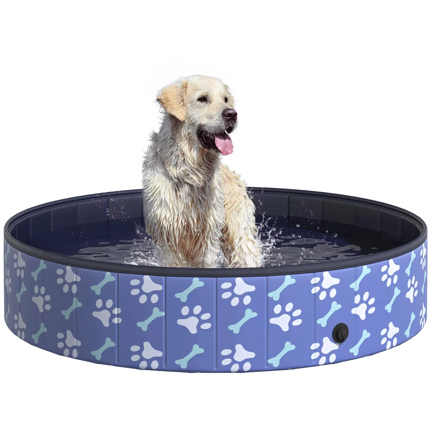 Foldable Pet Swimming Pool Easy To Store Portable Cat Bathing  Plastic Durable Anti Slip Large Dog Outdoor Pool Pet Supplies