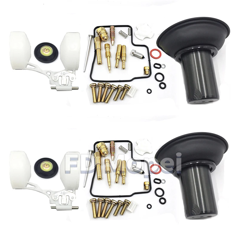 Motorrad-Vergaser-Reparaturset, 2er-Set, für Honda Steed600 NV600C VT600C VT600CD Shadow VLX600 1988-2007, Vergaser-Ersatzteile – Detail 1