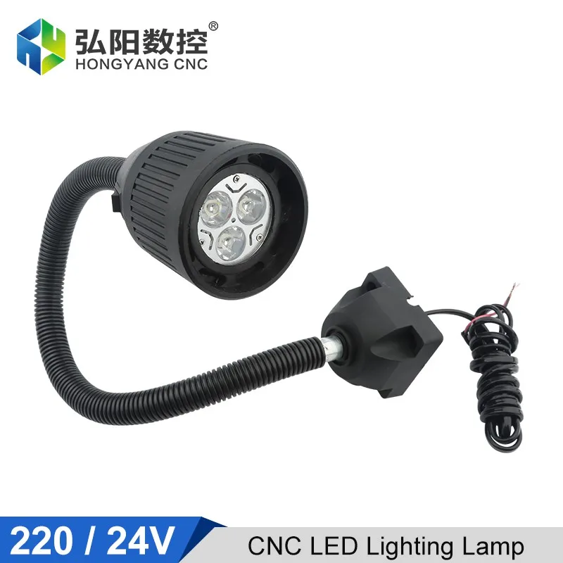 Cnc Lathe Led Lamp Machine Table Work Light Tool Work Jade Carving Machine Lighting Lamp Universal Adjustable Hose 220v 24v Ligh