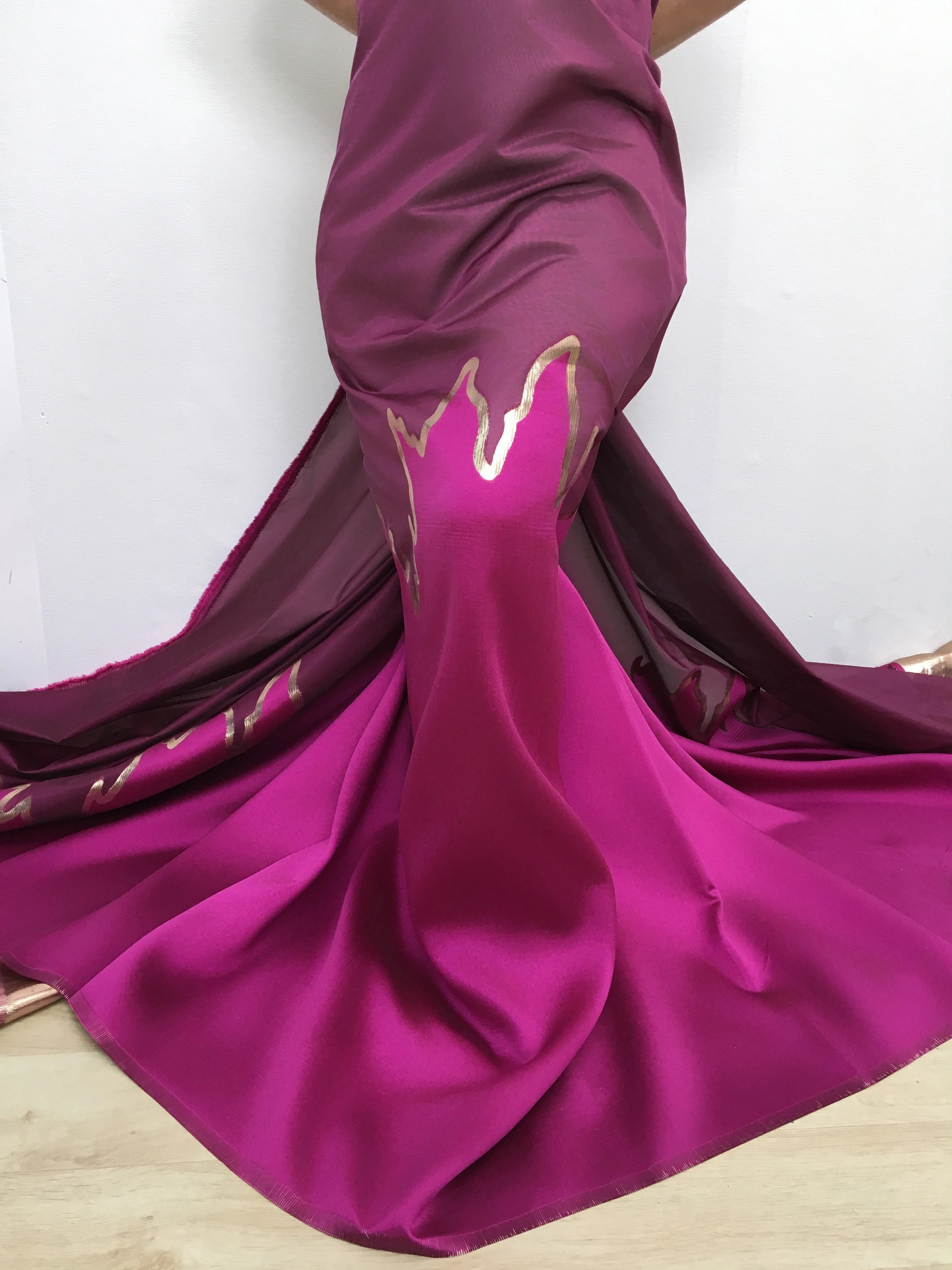 Luxury 2025 High Quality African Organza Brocade Lace Fabric 5 Yards French Tulle Party Gown Dress Nigerian Jacquard Lace Sewing - Detail 1
