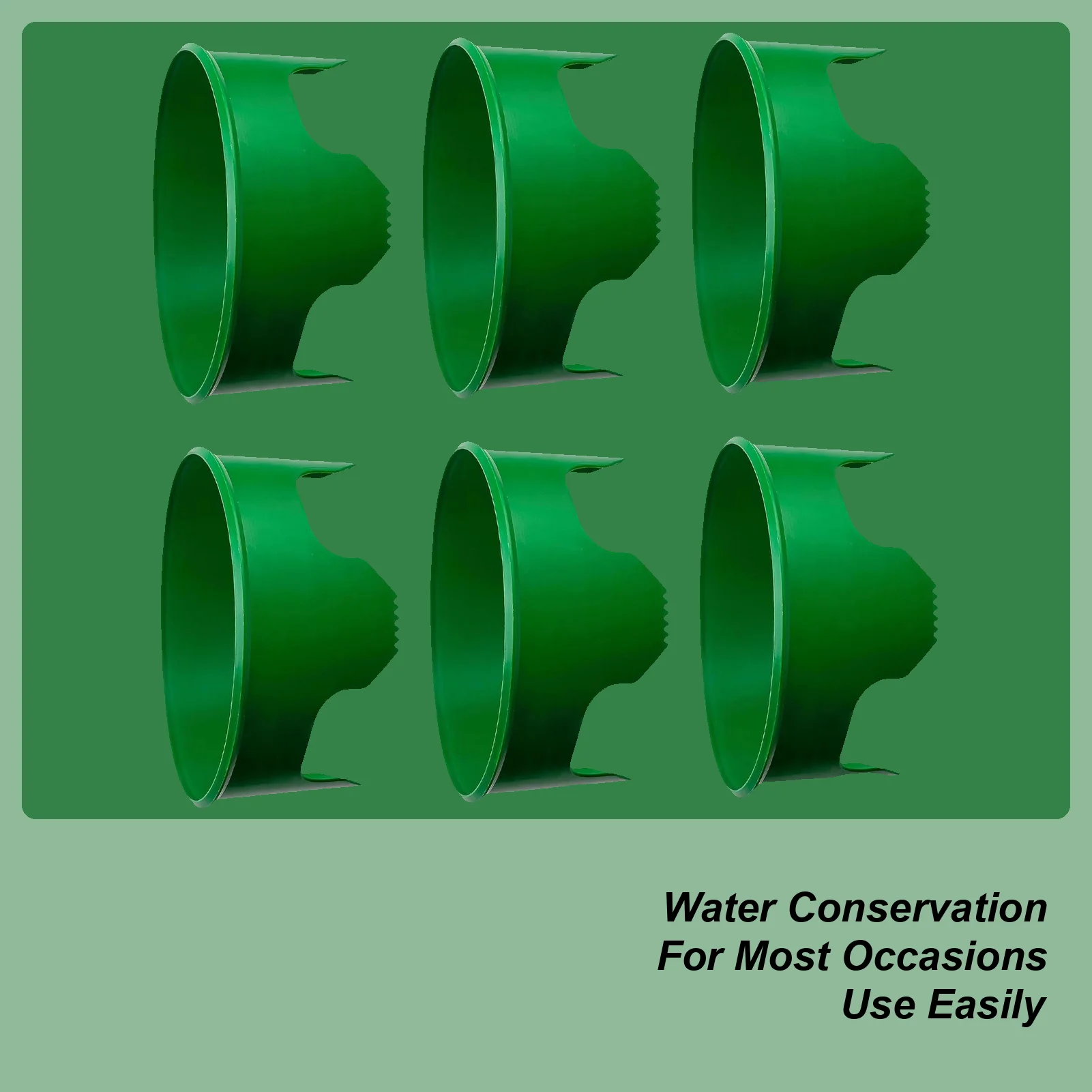 

Planting Rings For Garden 6 Pieces Garden Cloches Decorative Protective Ring For Outdoor Lawn Yard Greenhouse Vegetable Shrub