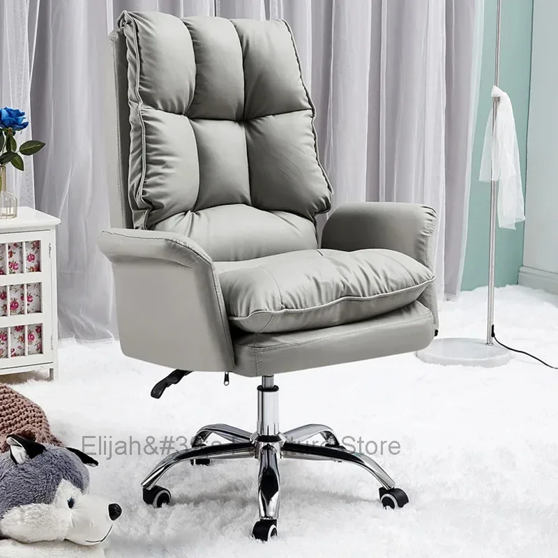 Luxury Comfort Gaming Chair Swivel Back Cushion Home Mobile Ergonomic Chair Comfy Recliner Sillas De Oficina Office Furniture