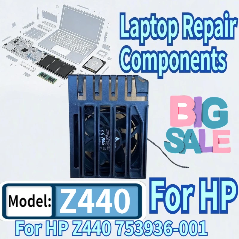 

90% New Cooling Fan Front Chassis Fan Cooling Assembly For HP Z440 753936-001