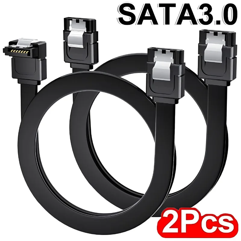 SATA 3.0 SSD Data Cable Solid State Hard Disk 6Gbps Fast Data Transmission Cord for SATAIII HDD SSD CD Drive Writer Desktop PC