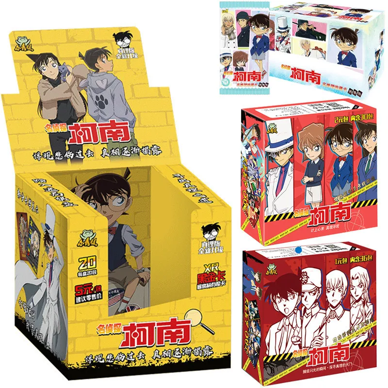 2023 New Detective Conan Cards for Children Anime Character Collection Flash Card Table Toy Hobby Battle Game Kids Birthday Gift