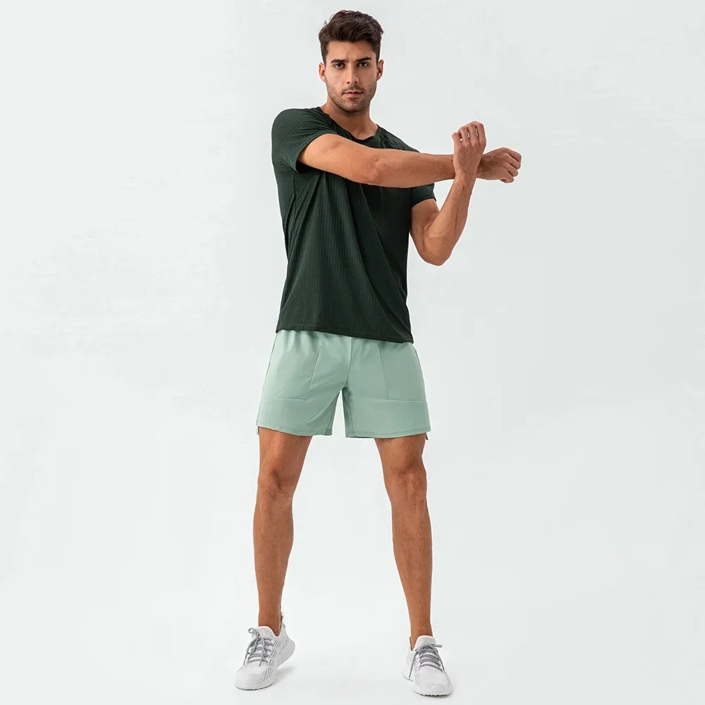 Abbigliamento da palestra per il Fitness da corsa da uomo pantaloncini da corsa da uomo Crossfit basket sport Training pantaloncini da allenamento abbigliamento sportivo ad asciugatura rapida