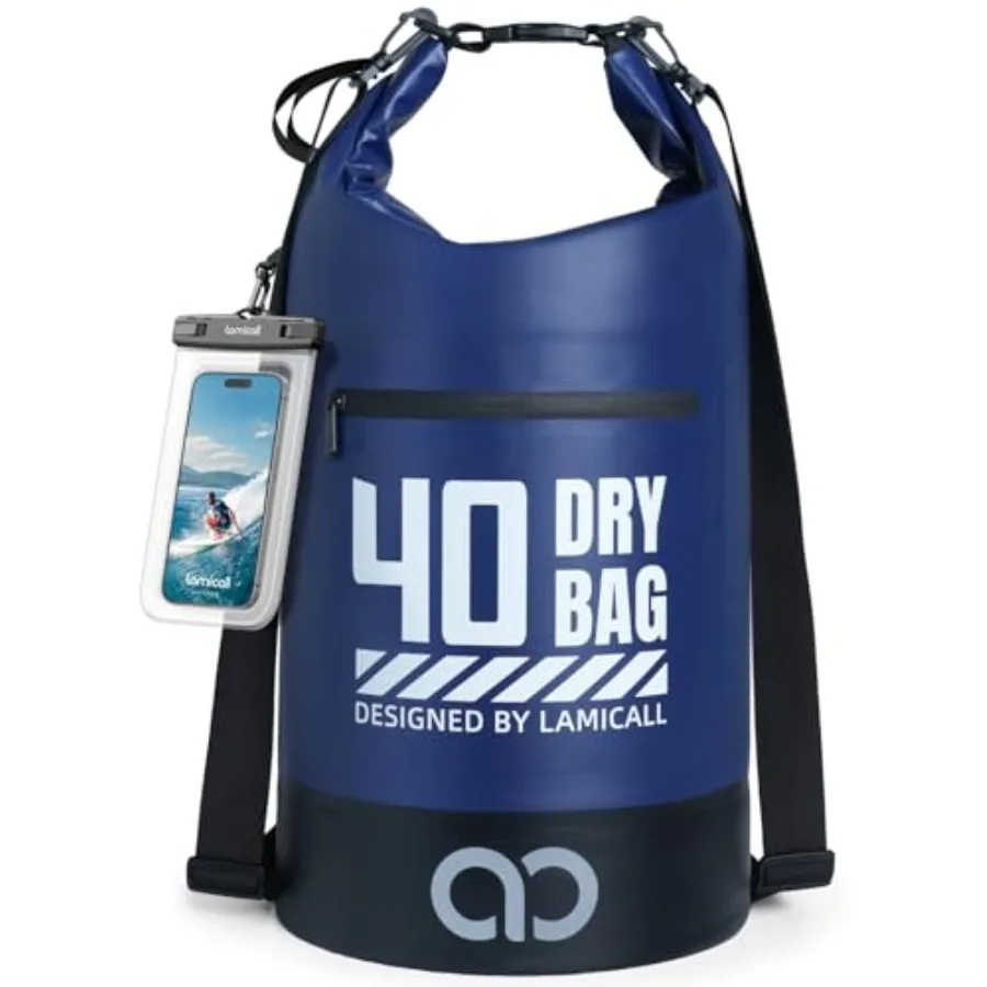 

Dry Bag Waterproof Backpack - [Durable and Floating]//// Large Water Proof Bag with Waterproof Phone Case for Kayaking River Ra