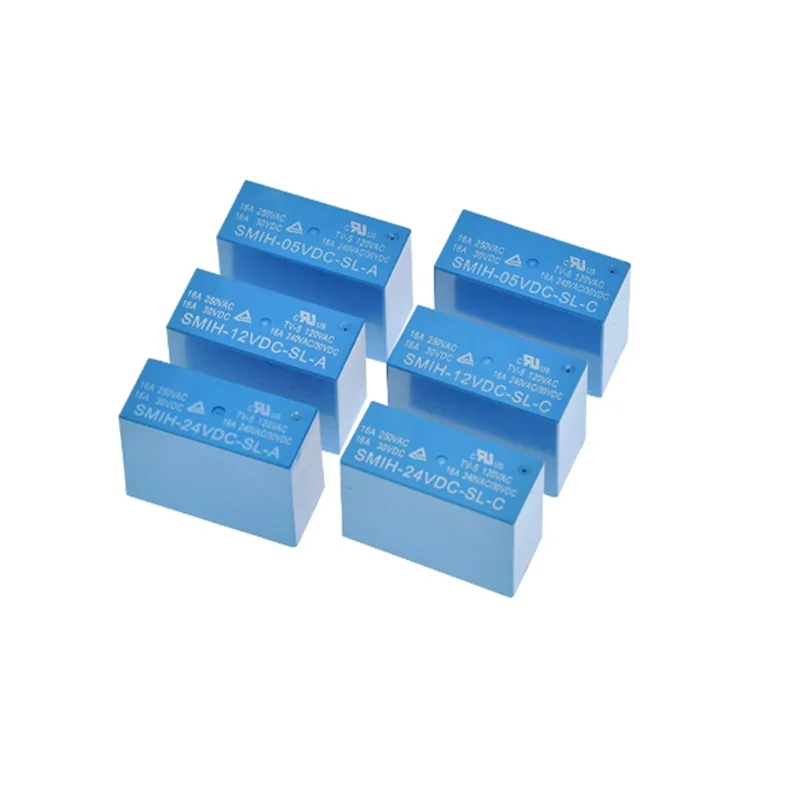 10PCS SMIH-05V 12V 24VDC-SL-A -SL-C 6-pin/8-pin Relay 250V 16A SMIH-05VDC-SL-A SMIH-12VDC-SL-A SMIH-24VDC-SL-A SMIH-05VDC-SL-C