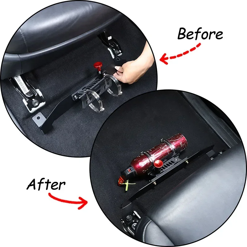 

For Toyota Cruiser Prado FJ150 150 2010-2017 car co-driver seat extinguisher bracket interior modification accessories