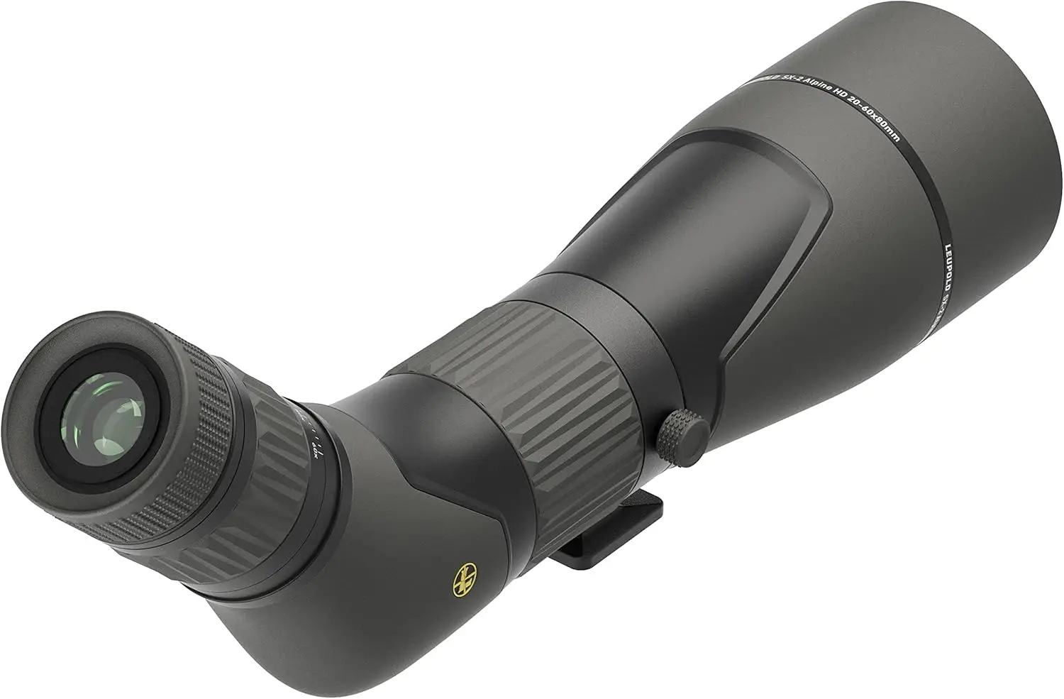 SX-2 Alpine HD Spotting Scope, Angled， calcium-fluoride lenses ensure incredible clarity at all magnification levels