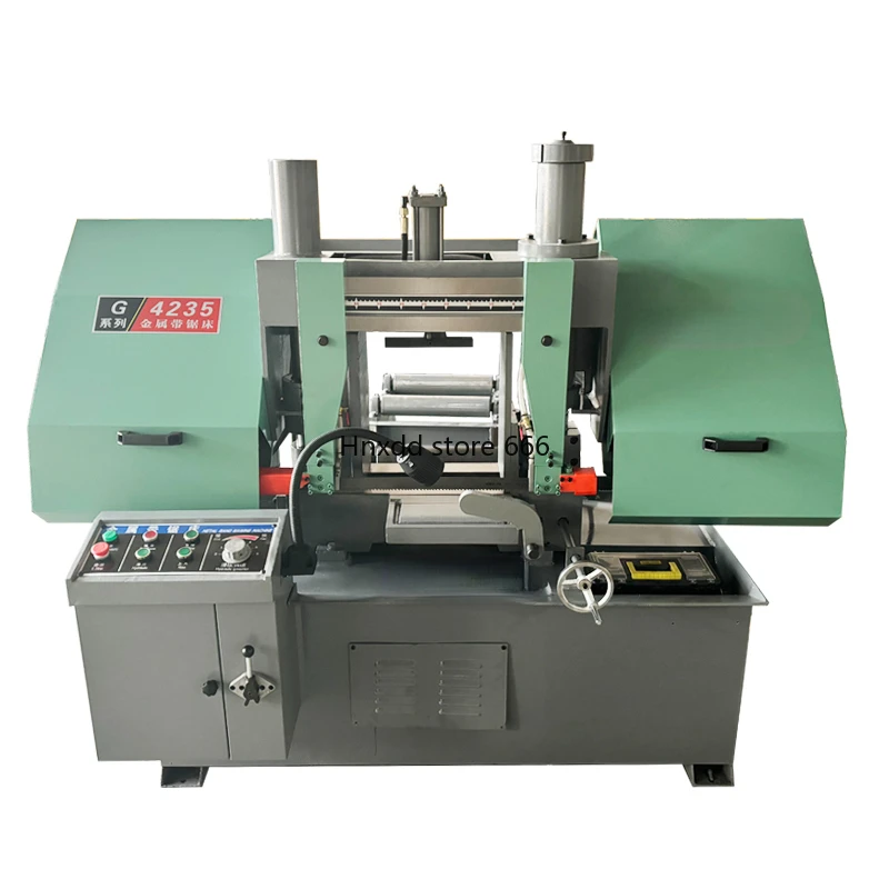 GB4235 metal band saw, horizontal double column hydraulic band saw, stainless steel, square tube, round steel cutting machine