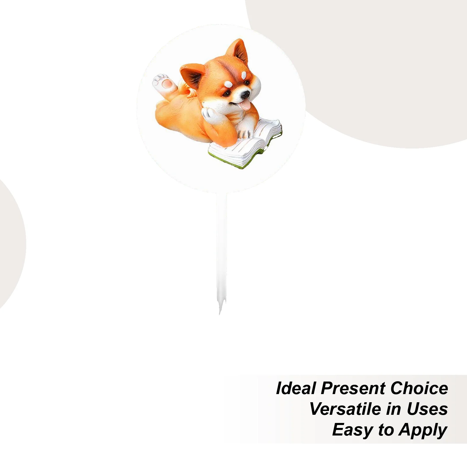 

Статуя собаки, домашний декор, коллекционная уличная статуя собаки из смолы для книжной полки, балкон, коридор, семейный зал, вечеринки в фермерском доме