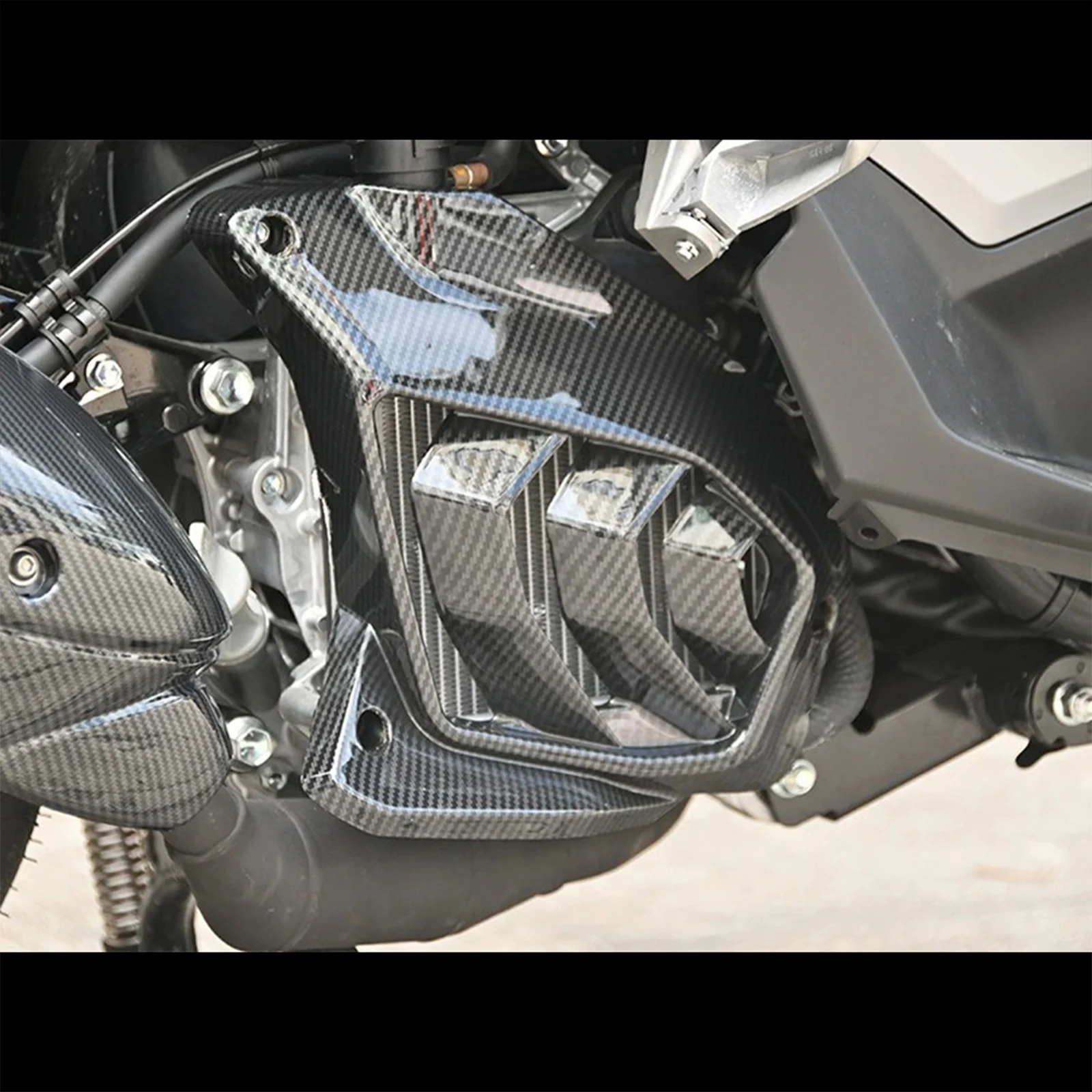

For Yamaha NMAX155 Water Tank Covers Radiator Guard Fit Carbon Fiber Pattern Motorcycle Modified Accessories 2025