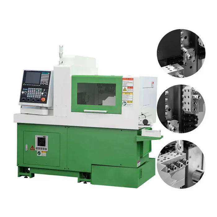 DRC High Quality Cnc   Lathe RC205  Type 5 Axes Automatic   Lathe Machine With Dual Spindle