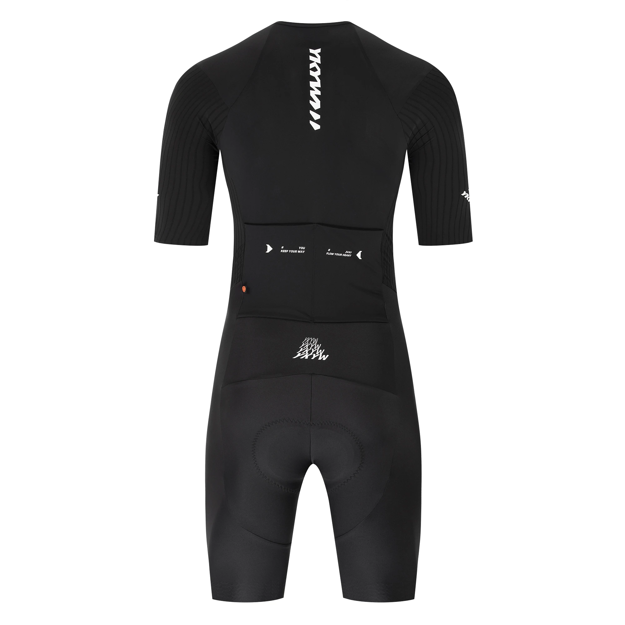 YKYWBIKE Einteiliger Radsport-Skinsuit Italien 200kg/m³ Elastische Interface-Polster Aerodynamisches Rennrad-Set Fahrradbekleidung – Detail 33