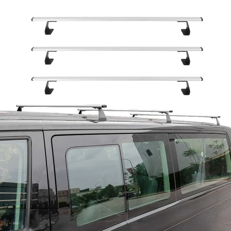 For 2015-2018 Roof Rack Cross Bars Trunk Bed Carrier Metal Gray