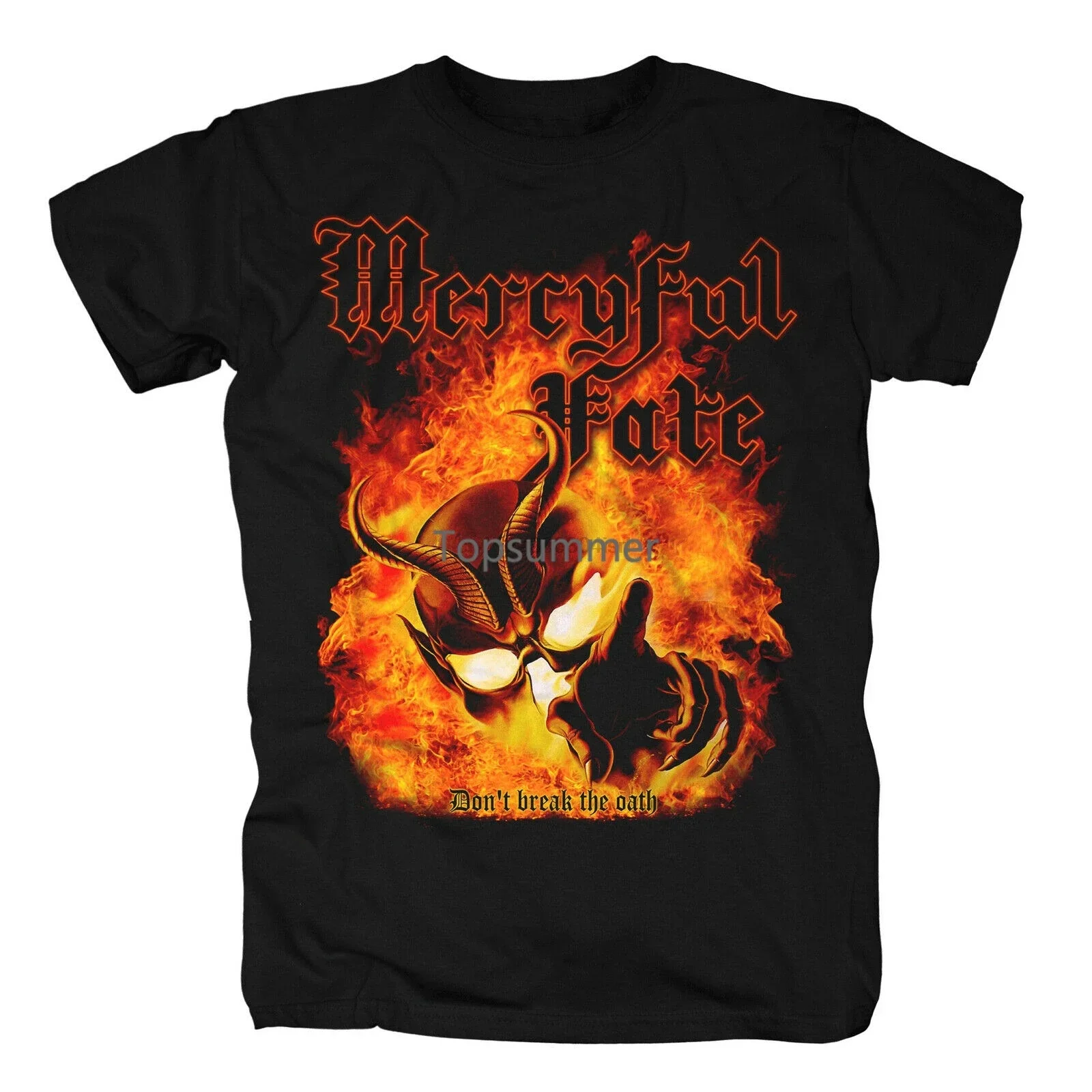 

Футболка из тяжелого металла Mercyful Fate't Break The притесненная рубашка S-Xxl