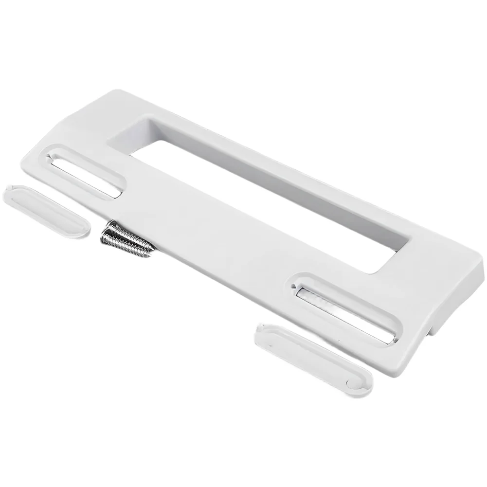 Replacement Refrigerator Handle with Adjustable Bolt Spacing 90 to 170 mm Easy Installation White 185 mm Length